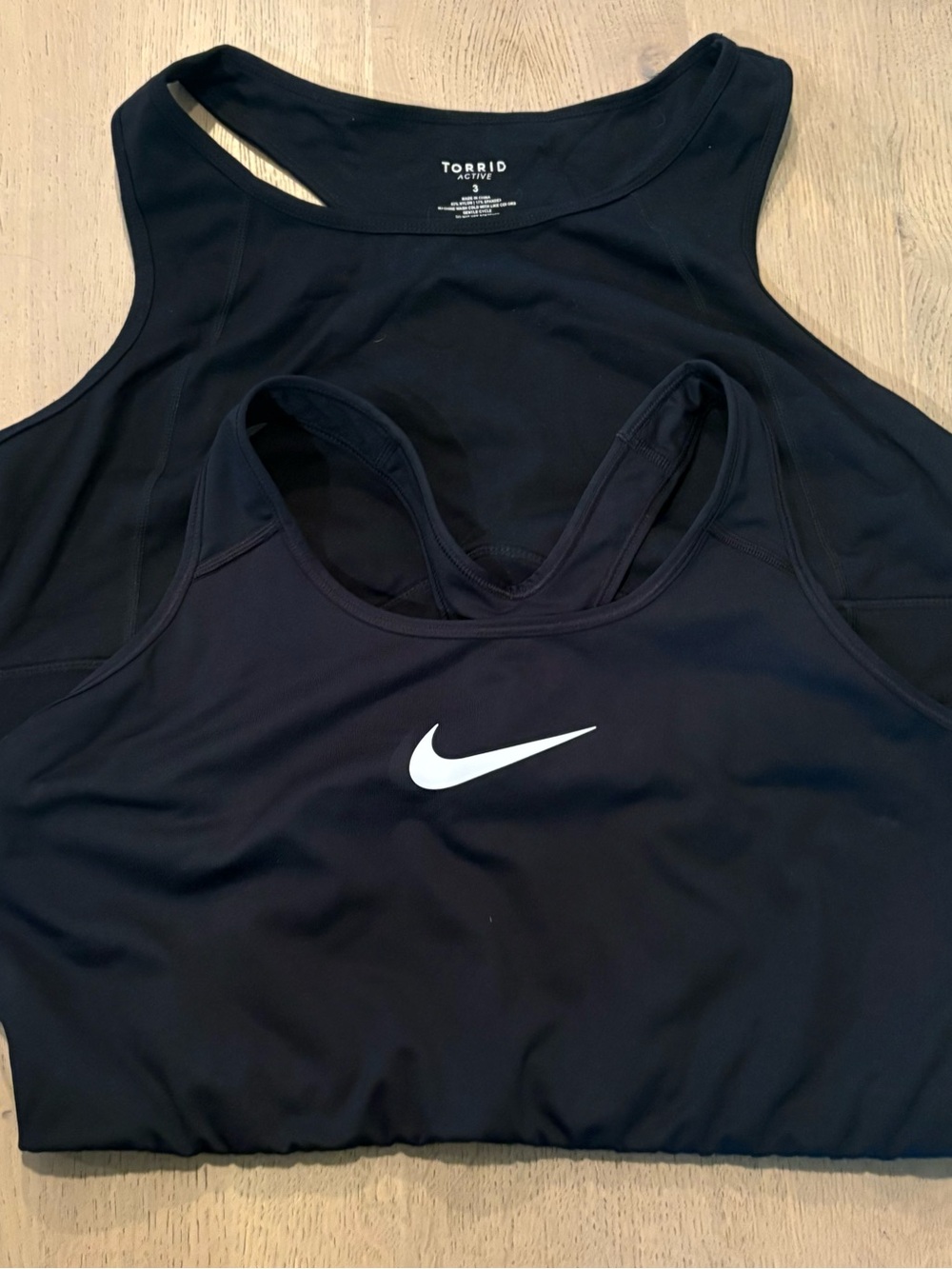 Nike + Torrid Black Sports Bra Bundle